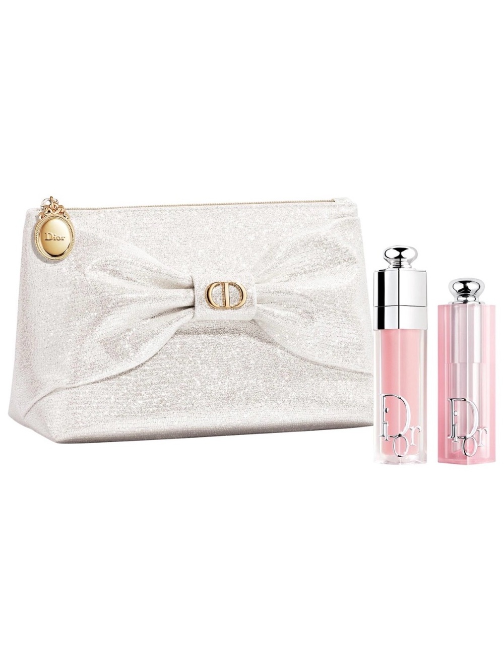 Dior 2026 Holiday Plump & Glow Lip Set 001 Pink Lip Glow Maximizer Pouch NEW